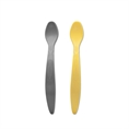Flexible Spoons 2 pcs / yellow+grey